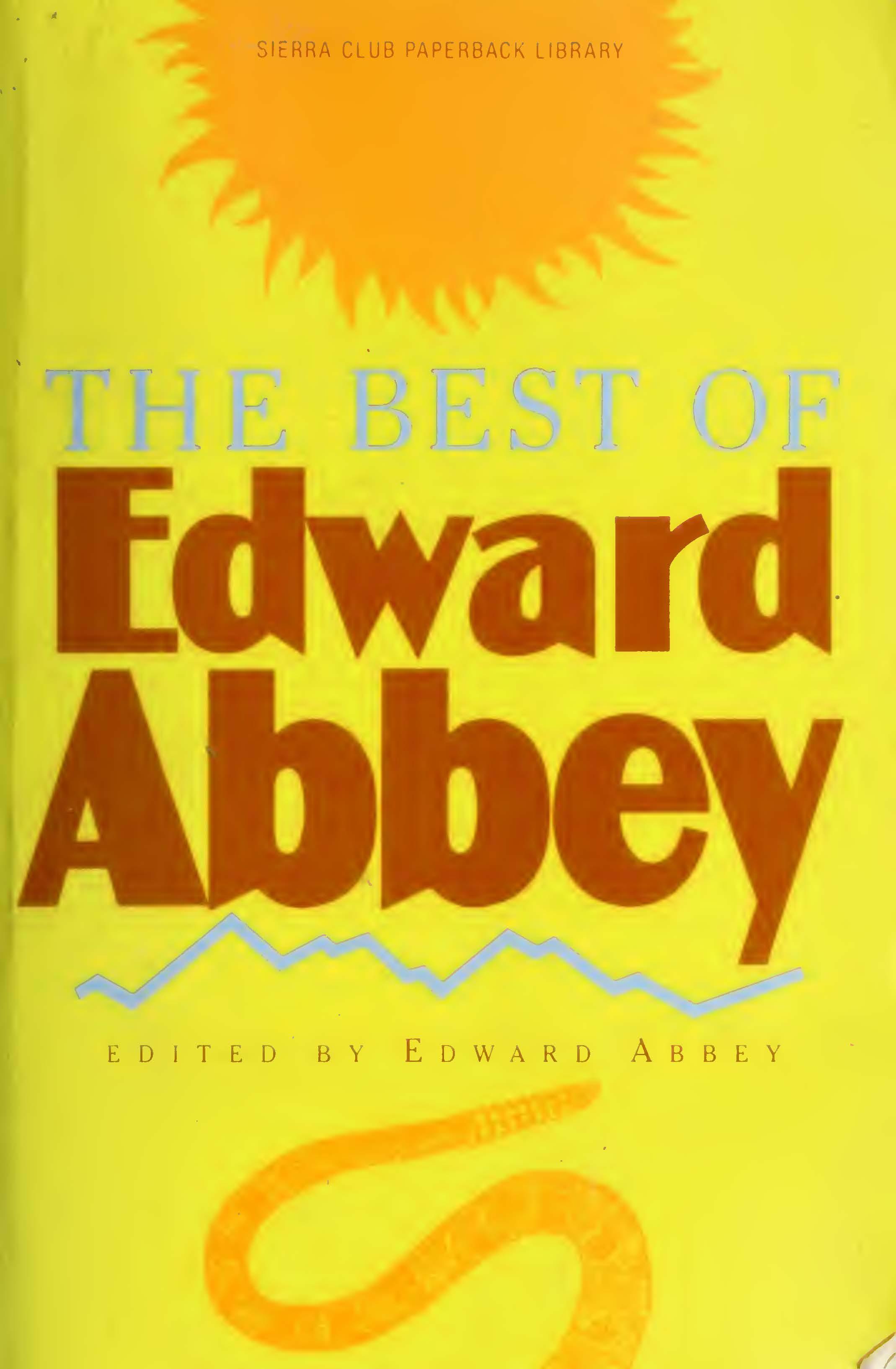 The Best of Edward Abbey